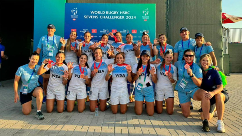 Histórica medalla de bronce de Las Yaguaretés en el Seven de Dubai
