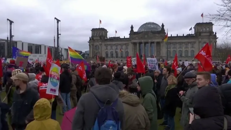 Unas 200.000 personas se reúnen en Alemania en las últimas protestas contra la extrema derecha