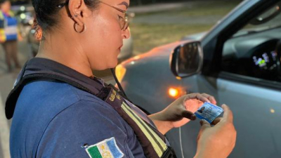 La policía labró actas por alcoholemia positiva a 37 conductores
