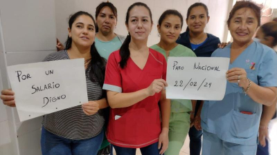 Alto acatamiento en el Chaco al paro de trabajadores sanitarios