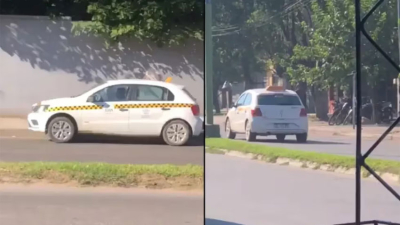 Mató a balazos a su expareja desde un taxi y luego se suicidó