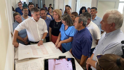 Zdero reinició obras en el hospital local "Doctor Enrique V. de Llamas"