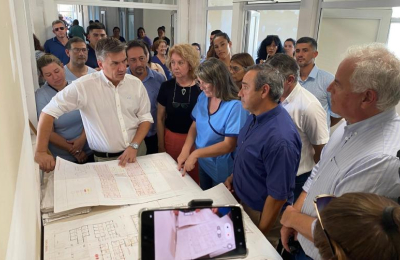 Zdero reinició obras en el hospital local "Doctor Enrique V. de Llamas"