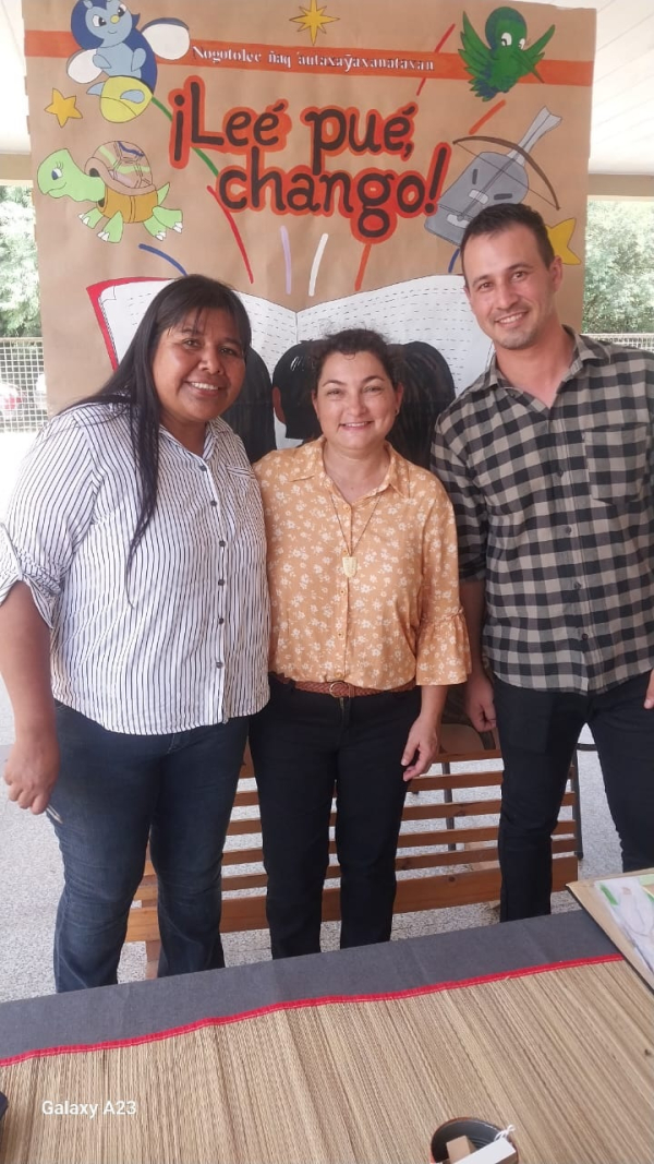 Presentación del libro Nogotolec ñaq ‘autaxayaxanataxan, ¡Leé, pué chango! en el Paraje El Colchón.