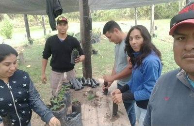 Entrenamiento laboral en manejo de especies nativas