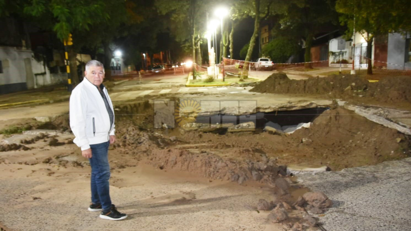 Sameep pidió a la Municipalidad colaboración para terminar la obra de Vélez y Paraguay