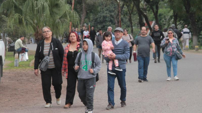 Menor concurrencia de peregrinos y puesteros, otra particularidad
