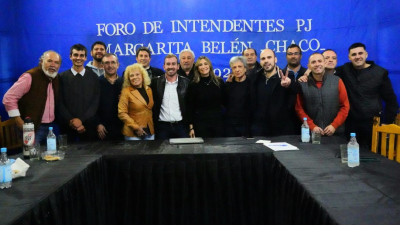 Llamado del foro de intendentes del PJ al gobernador Zdero y a legisladores nacionales
