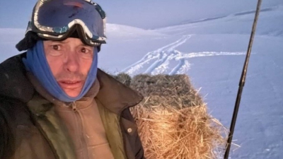 "No se ve una hebra de pasto, es Siberia esto"