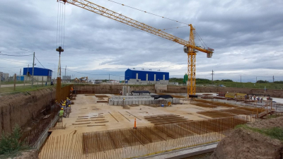 La construcción se desplomó: -32,6%