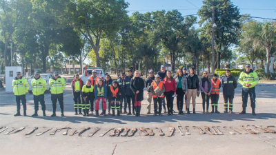El ministro Matkovich prometió acciones para la seguridad y prevención