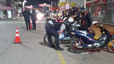 Alarmantes números de infracciones de motociclistas en Sáenz Peña