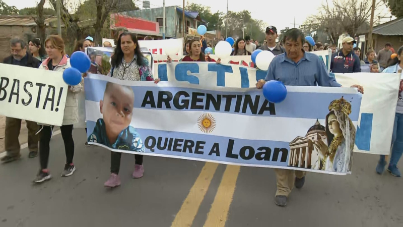 Vecinos y familiares pidieron justicia en el primer Día del Niño sin Loan