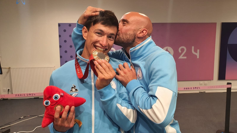 Fernando Vázquez ganó la medalla de bronce en salto en largo