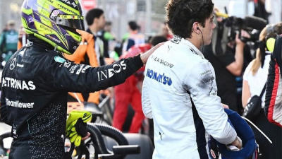 Hamilton elogió a Colapinto tras el GP de Azerbaiyán