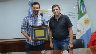 La Cámara de Comercio reconoció a empresa chaqueña que recibió un premio nacional