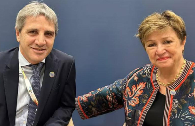 Caputo se reunió con Georgieva y avanzaron sobre un nuevo programa