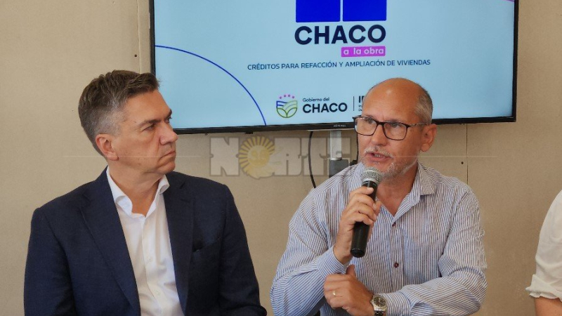 Chaco a la Obra: este lunes se abre la inscripción para la línea de crédito del IPDUV
