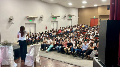 La vicegobernadora Schneider presentó el programa"Fortaleza" en General San Martín