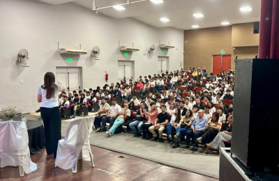 La vicegobernadora Schneider presentó el programa"Fortaleza" en General San Martín