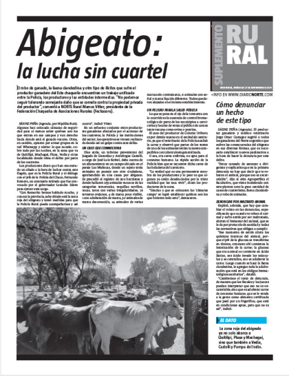 Abigeato: la lucha sin cuartel