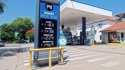El litro de la nafta más barata en el Chaco cuesta alrededor de $1190