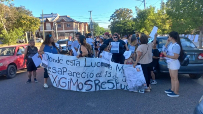 Tras cinco meses sin respuestas por la desaparición de Luciana Muñoz, se realizó una marcha