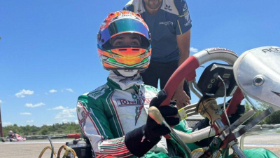 Franco Colapinto regresó a sus raíces: karting y momentos con sus fans