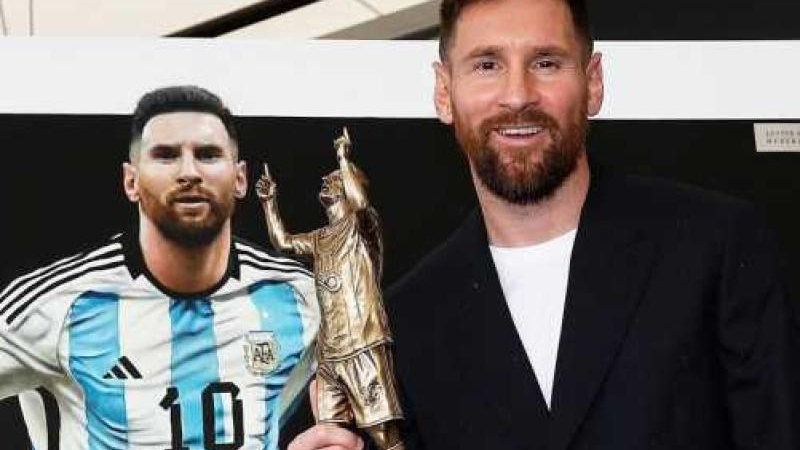 Messi fue condecorado con la Medalla Presidencial de la Libertad por Biden