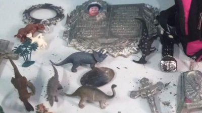 El ladrón de cruces y placas ya está preso