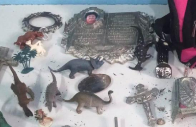 El ladrón de cruces y placas ya está preso