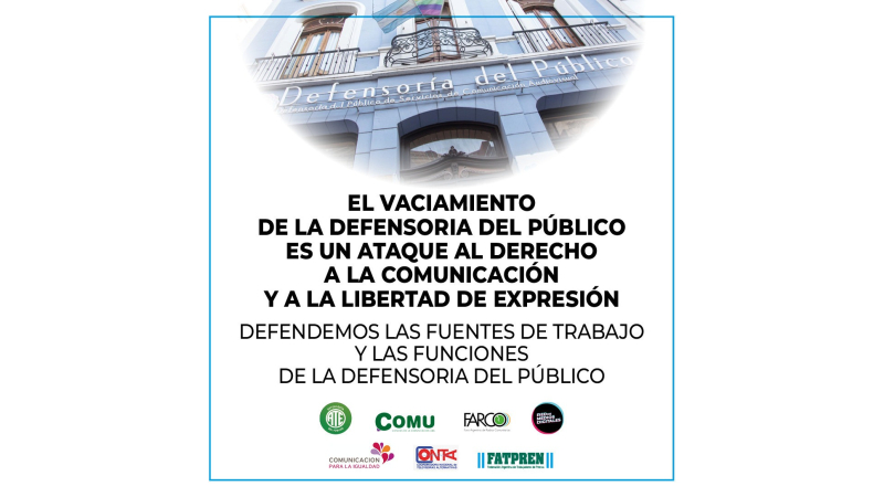 Preocupación por el vaciamiento de la Defensoría del Público