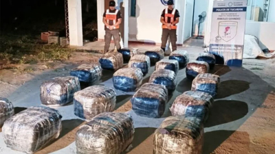 Gendarmería secuestró 400 kilos de hojas de coca en un Puesto Fronterizo