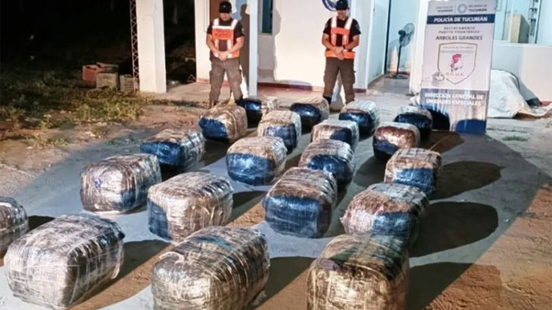 Gendarmería secuestró 400 kilos de hojas de coca en un Puesto Fronterizo