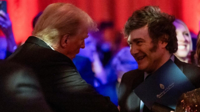 Milei estará presente este lunes en la asunción de Trump