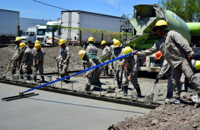 Intenso trabajo para encarar etapa final de obras en la avenida Coronel Falcón