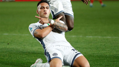 Con un golazo y una asistencia de taco de Lautaro, Inter goleó al Lecce