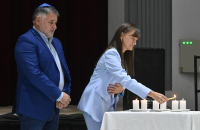 Recordaron el aniversario de la liberación de Auschwitz