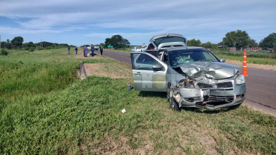 Un muerto tras el choque entre un auto y una moto en el acceso a Colonias Unidas