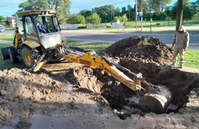 La Leonesa: el municipio colaboró con la reparación de acueducto