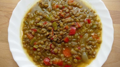 Receta de lentejas con verduras para las primeras noches de frío