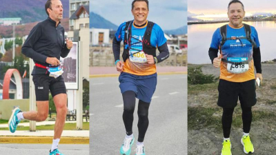 Atletas chaqueños en Maratón del Fin del Mundo