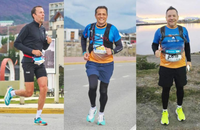 Atletas chaqueños en Maratón del Fin del Mundo