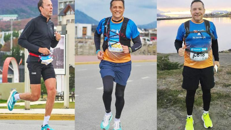 Atletas chaqueños en Maratón del Fin del Mundo