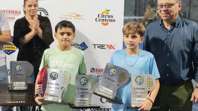 El chaqueño Amir Hamue fue campeón en las categorías Sub10 y Sub12