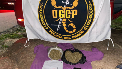 Viajaba en un remís con 750 gramos de marihuana: fue detenido antes de llegar a Villa Berthet