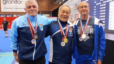El "Profe" Centanaro sigue en las grandes batallas: bronce en Mundial de Pesas