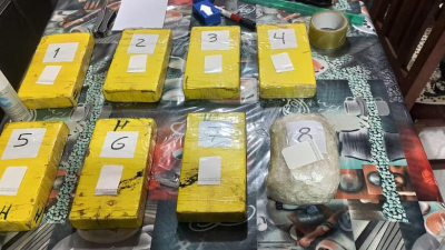 Cayó una pareja con más de diez kilos de cocaína con el sello del delfín