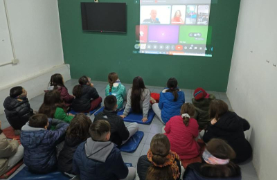 "Un llamado al corazón": alumnos con el papá de Justina