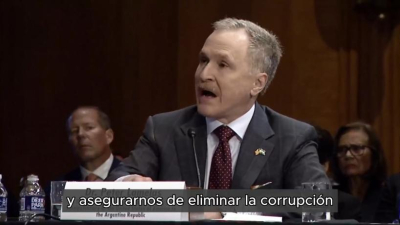 El futuro embajador de EEUU promete vigilar a nuestras provincias y atacar vínculos con China